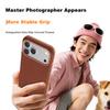 Pisen Compatible iPhone 17 Pro Max Case Apple 17 Pro Max Protective Cover Upgraded Tech Fabric Woven Magnetic Shockproof Case Black