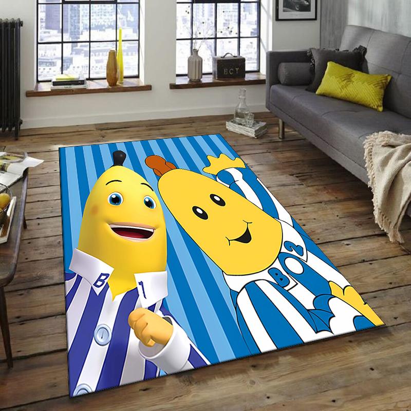 1pc Banana Design Area Rug - Non-Slip, Soft & Cozy Floor Mat for Living Room, Bedroom, Office - Indoor/Outdoor Decorative Carpet
