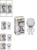 3.93-4.72 Inches Tall Pop Diy Male Female Figures For Custom Designs