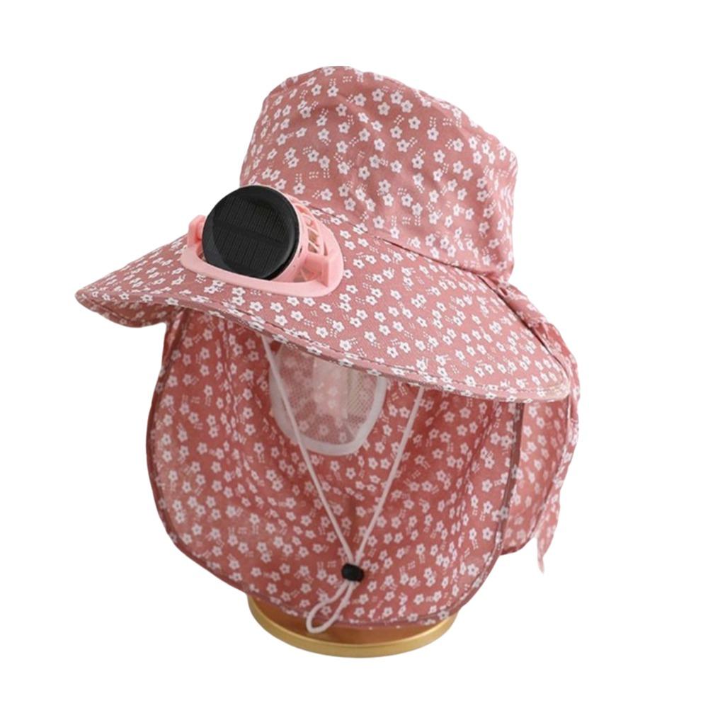 

Breathable Sun Cap USB Charging Cooling Fan Hat Door Fan Solar Fan Cap Outdoor Activities Color 3