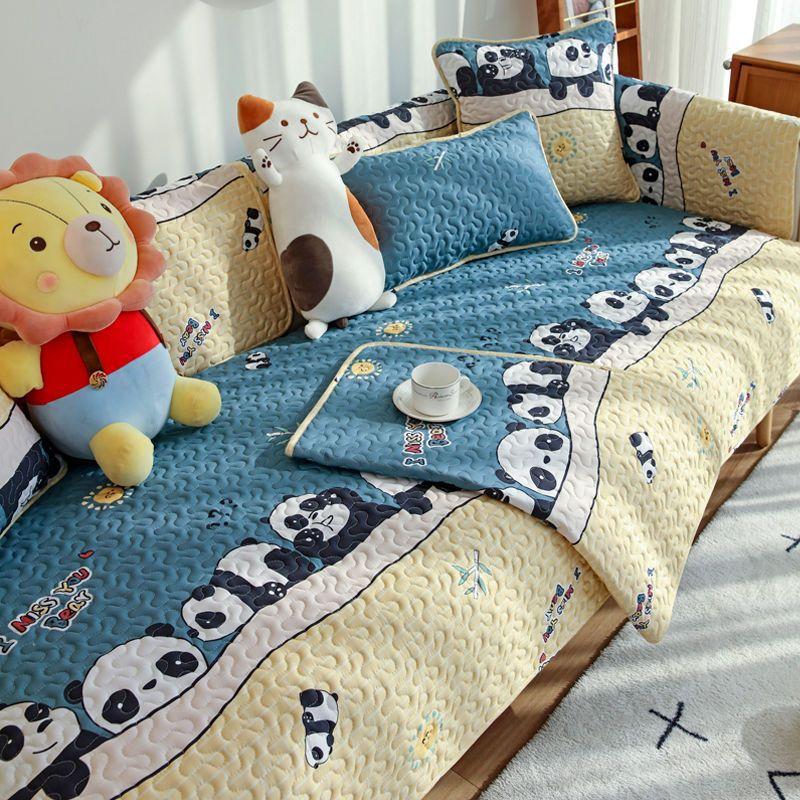 Sofa Cushion Four Seasons Universal Non-Slip Fashion Simple Nordic Sofa Cover Backrest Cushion Cover Towel
