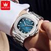 Classic Fashion Quartz Man Watch Luxury Simple Stainless Steel Band Waterproof Casual Date Watches for Mens