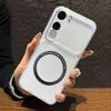 Metallic Finish Magnetic TPU Phone Case for Vivo Y31 5G,Y31s 5G,Y21d Shockproof Matte Soft Cover