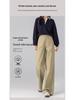 Zhengzhou Women's Curved Blade Wide-Leg Pants - Loose, Versatile Spring Fashion Pear Shape Trousers.