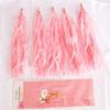 35cm Colorful Ribbon Paper Tassels for Birthday & Wedding Party Decorations