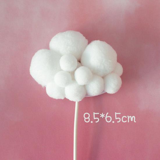 10-Pack 3D Hot Air Balloon & Rainbow Cake Toppers