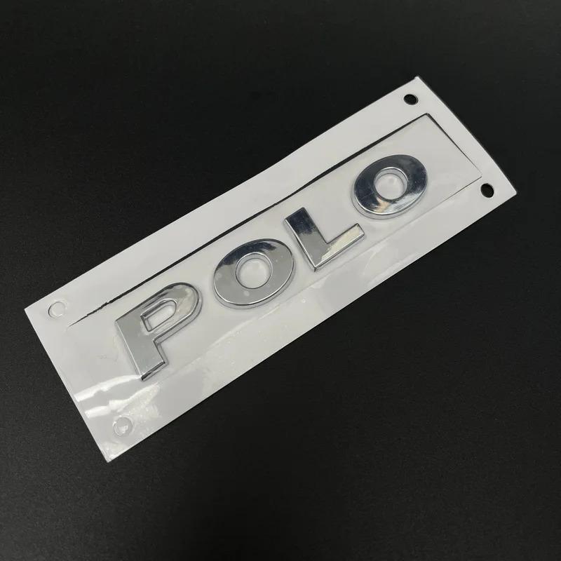 For VW Polo 1.4 1.6 Trunk Lettering Displacement Standard Rear Tail Mark Silver He4