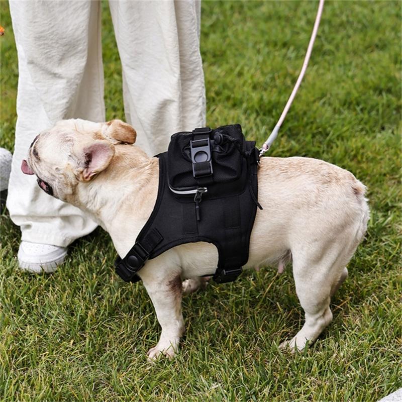 Dog Vest Adjustable Training Harness for Large Medium Dogs Backpack Strong Heavy Duty Harness Soft Handle