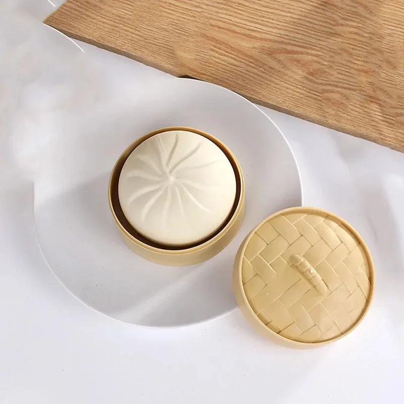 2pcs/set Creative Fake Buns, Simulated Craft, Bun Shape, Ventilated Pressure Relief Ornament, Slow Rebound