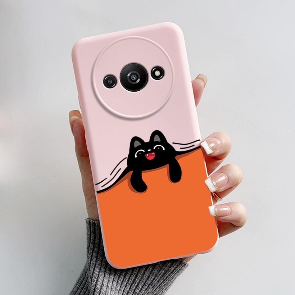 Astronaut Case For Xiaomi Redmi A3 Phone Case Etui Redmi A3 global version Cover Soft Silicone Redmi A3 A 3 RedmiA3 Funda Pouch