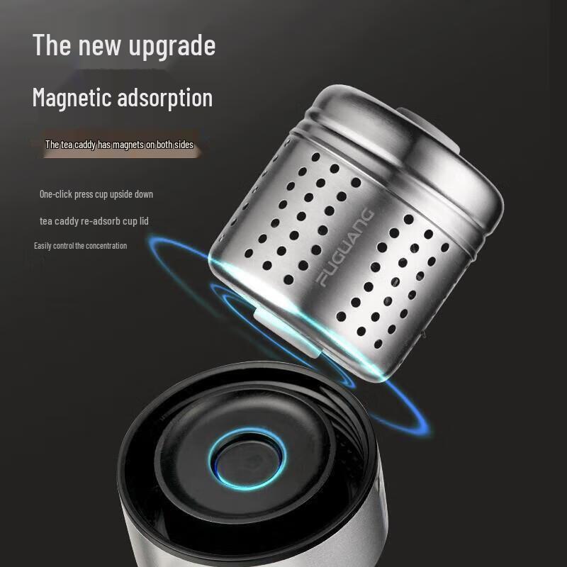 FUGUANG Double-Wall Tea Infuser Glass Bottle