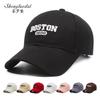 Embroidered Letter Baseball Cap Men Women Adjustable Fit Lightweight Sun Protection Minimalist Style In Solid Colors