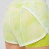 SAUCONY Low Rise Casual Knit Sports Shorts Women Shorts Yellow Green SC1249140A-PR61