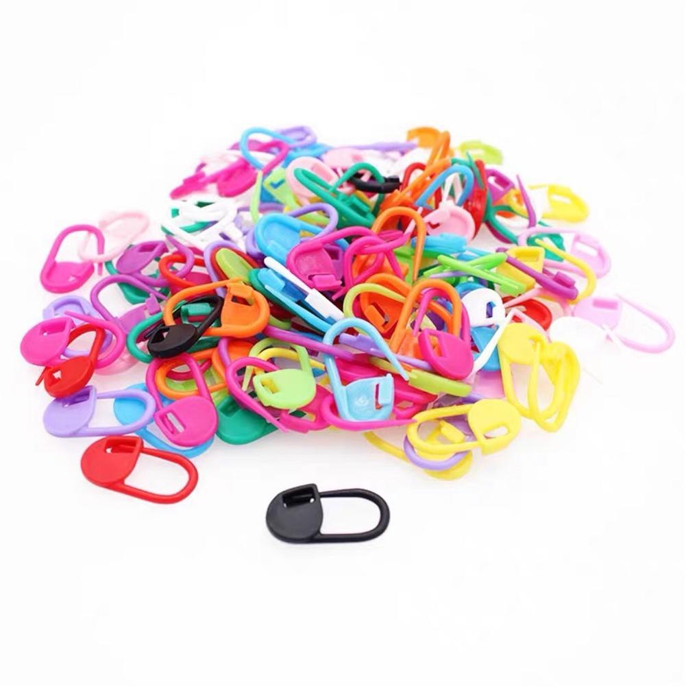 100 יחידות סימני סימון סיכות נעילה לריקמה וקרושה, מחזיק, כלי DIY