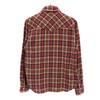 Indian Motorcycle Check Pattern Long Sleeve Western Shirt M Men's Used