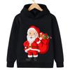 Comfortable Autumn Winter Sweatshirts Christmas Cartoon Fashion Santa Claus Printed Clothes Children's Clothing Boys Girls Hoodies