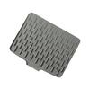 Sloped Silicone Countertop Drying Mat Heat Resistant Nonslip Kitchen Drainage Pad For Dishes Utensils