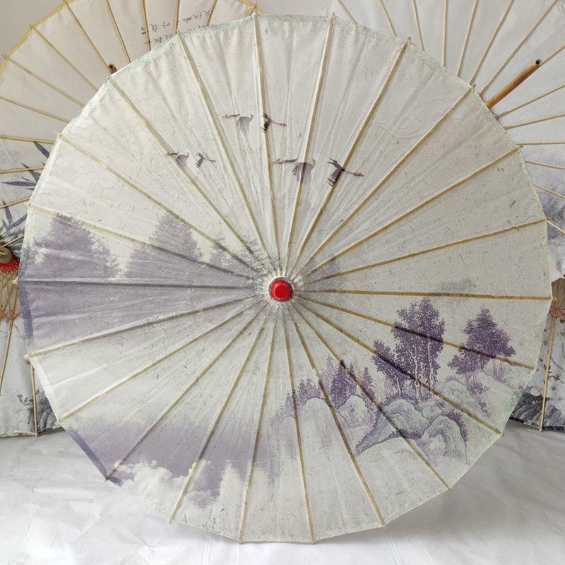 Retro Parasol Olejowy w Stylu Chińskim - Wodoodporny, Ochrona Przed Słońcem, Dekoracja Taneczna i Cheongsam