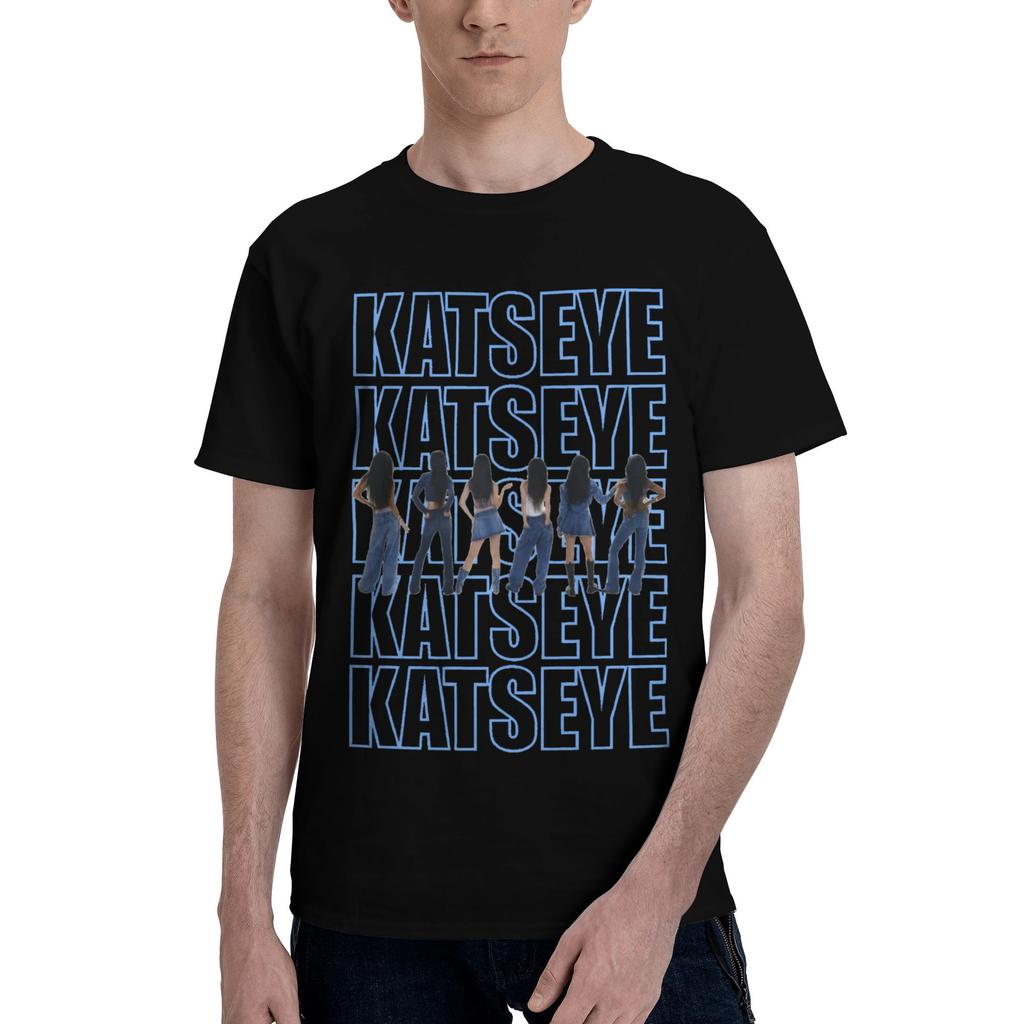 Custom Unisexs Kkatseyes T Shirts Short Sleeves Cotton Tshirt Casual Girl Group Tee Slim Fit