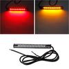 For  Cafe Racer Motorcycle LED Tail Light Rear Tail Brake Lamp Mini ATV Motorbike License Plate Flexible Strip Part