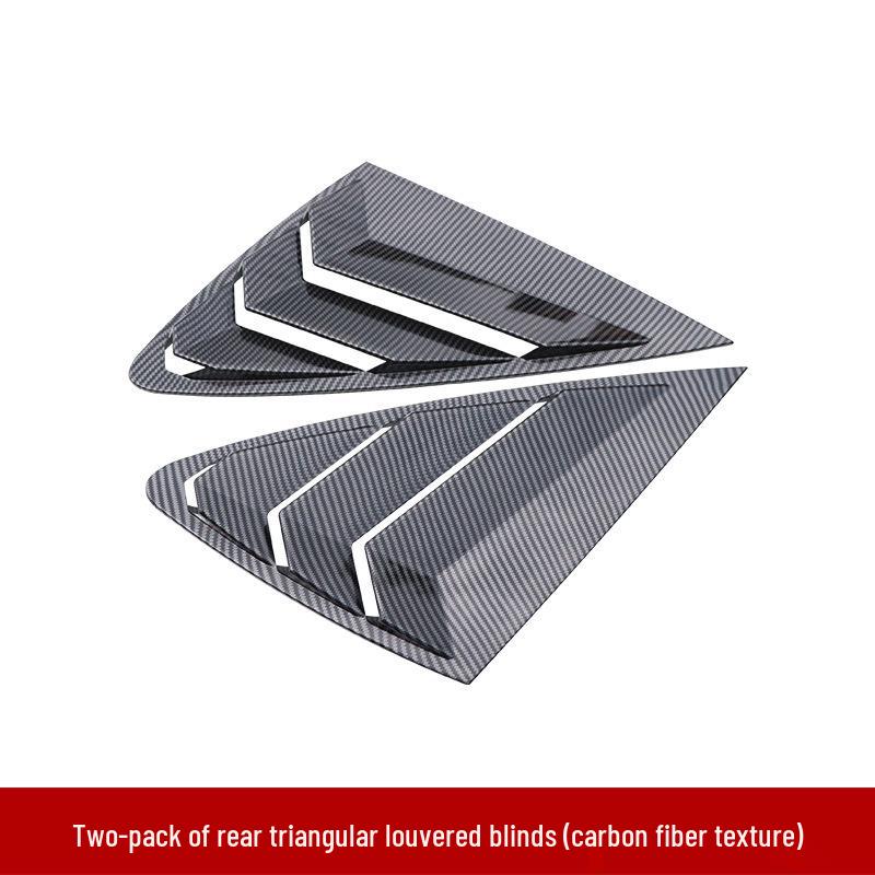 Rear Window Louvers/Air Vent Spoiler for Roewe I6/Ei6/I6Plus Triangular Window