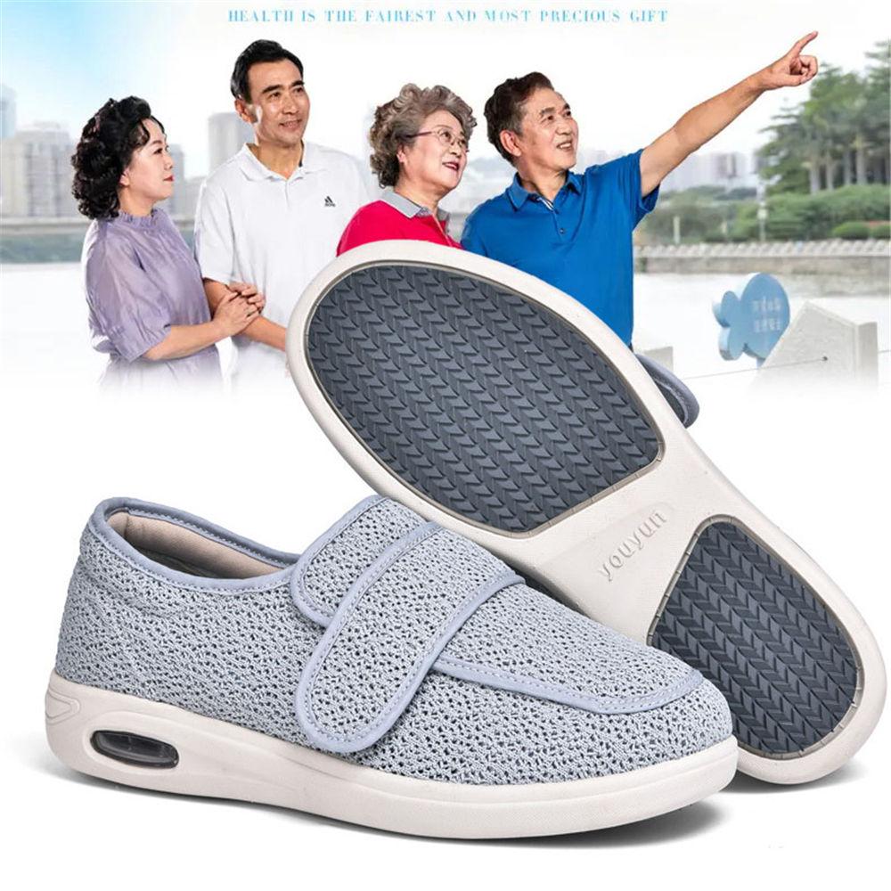 

Пожилые диабетики обувь очень широкая прогулочная обувь регулируемая застежка ортопедическая обувь для отеков опухшие ноги косточки молоткообразные пальцы