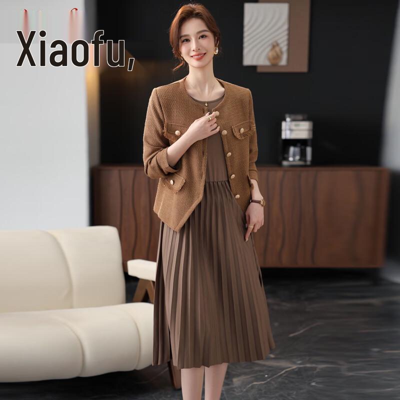 Women s Versatile Pleated Midi Skirt 3XL