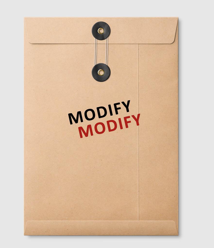 Printtoo Modify Self Inking Rubber Stamp Pre-Inked Office Stamp- Home Office Business Stationery, Black- 42 x 9