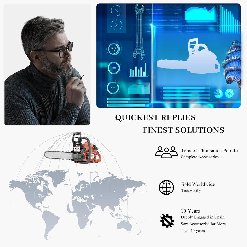 44mm Cylinder Piston Pin Ring Kit For Husqvarna 350 351 353 346 For Jonsered CS 2150 2149 2152 2153 Chain Saw Nikasil Plated Parts