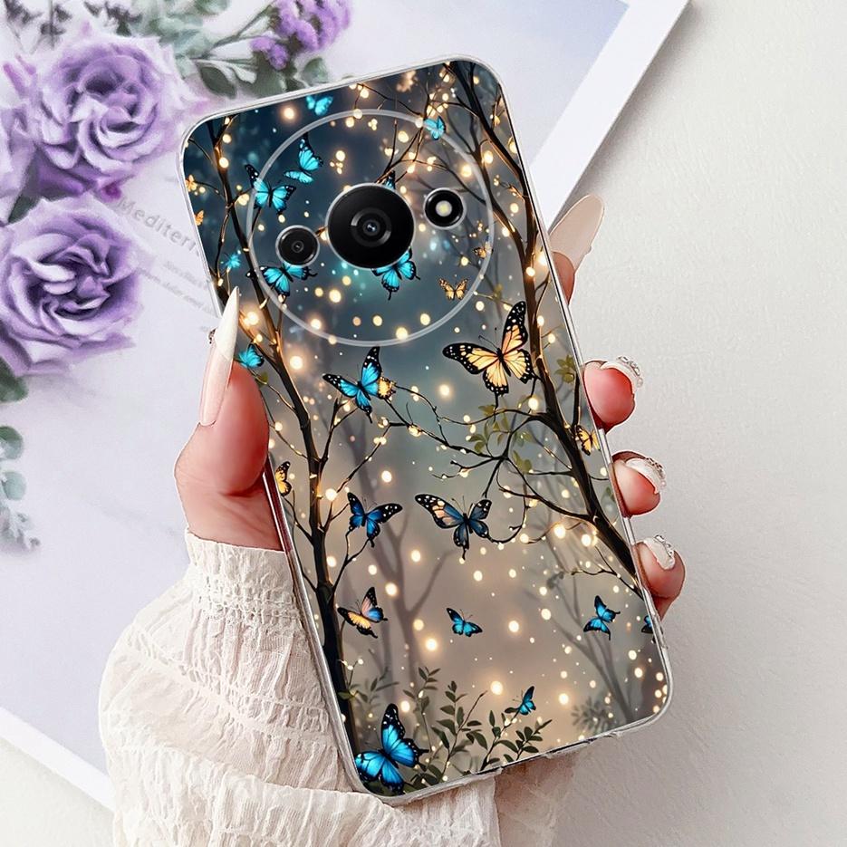 For Xiaomi Redmi A3 A3x Case RedmiA4 New Fashion Painted Cover Clear Silicone Soft Slim Phone Case For Xiaomi Redmi A3 Pro Shell