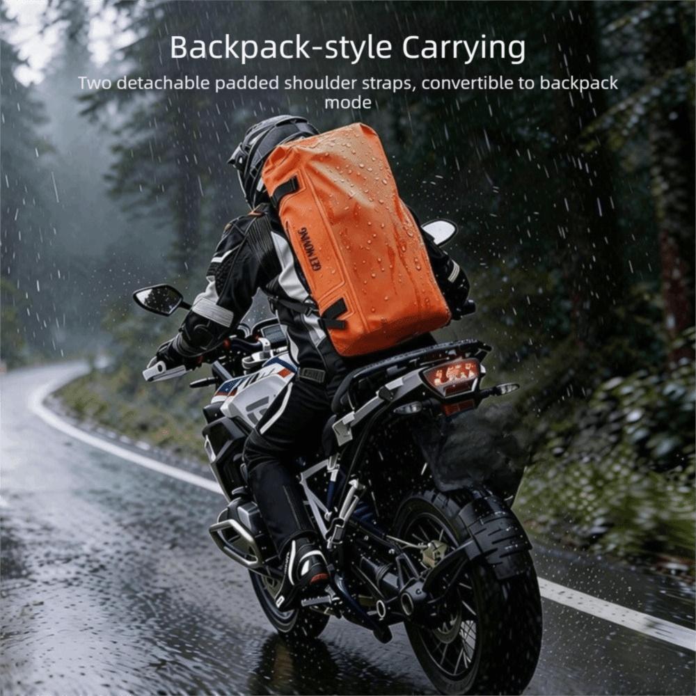 Large Capacity Motorbike Back Seat Bag Waterproof Motorcycle Tail Dry Bag Boating