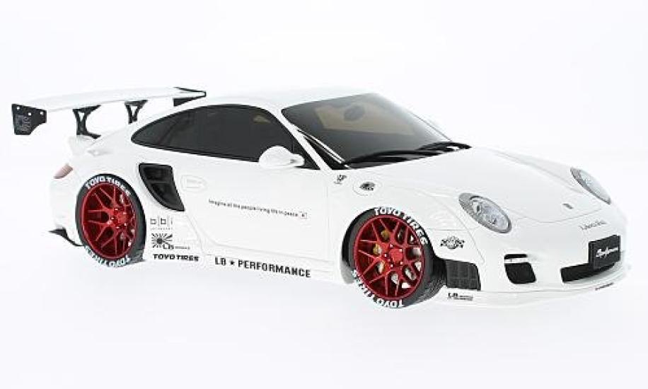 GT Spirit Porsche 911 LB Performance 2010 White Custom Order 1/18 (997) белый