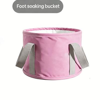 Portable Home Foot Soaking Bucket, a Bag To Elevate Calf Height, Deep Basin, Foot Bath, Insulated for Dorm Use, Collapsible