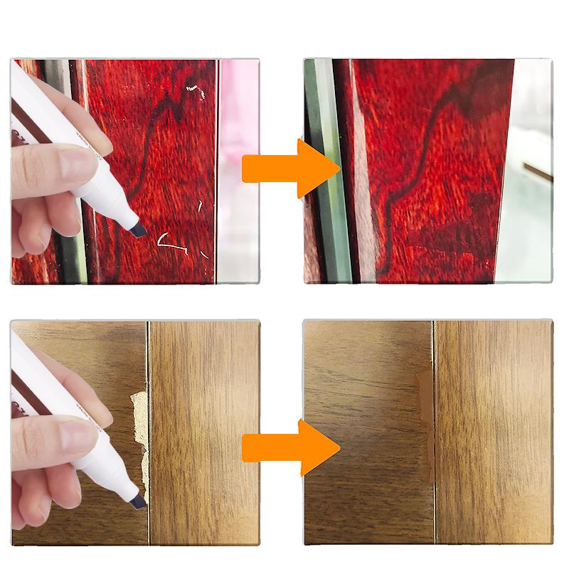 Creative Furniture Repair Pens Touch Up Markers Filler Sticks Wood Scratches Restore Kit Patch Paint Pens Wood Composite Repair