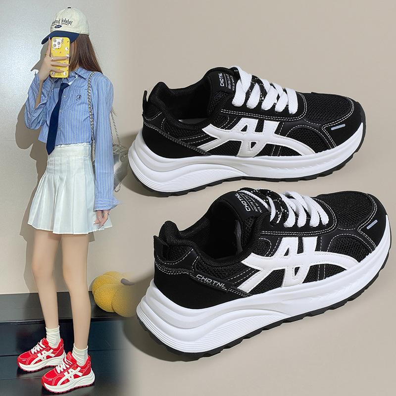 [Uncle Shoes] Not Tired Women's Light and Breathable Running Shoes Casual Shoes 2025 New Mesh Children's Dad Sports