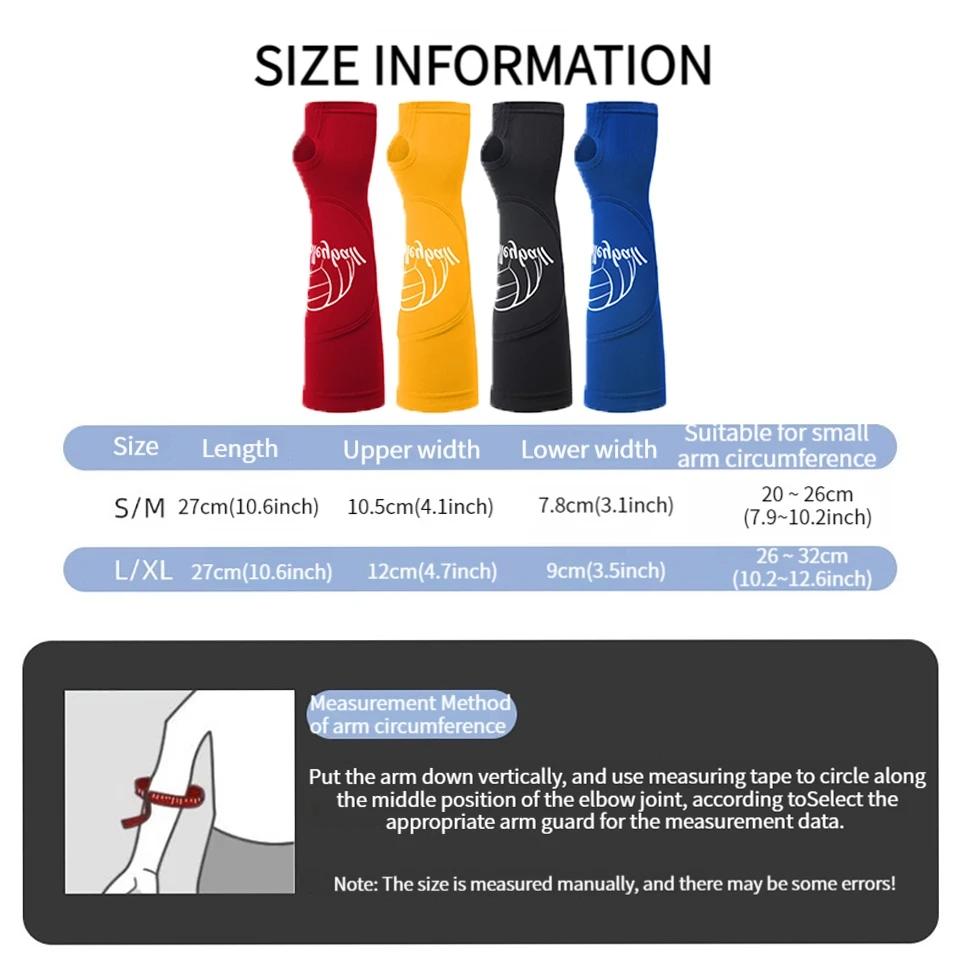 Durable And Safe Loogdeel 1Pair Volleyball Arm Sleeve Forearm Compression Training Basketball Wrist Support Brace Protector Sports Arm Guard Men