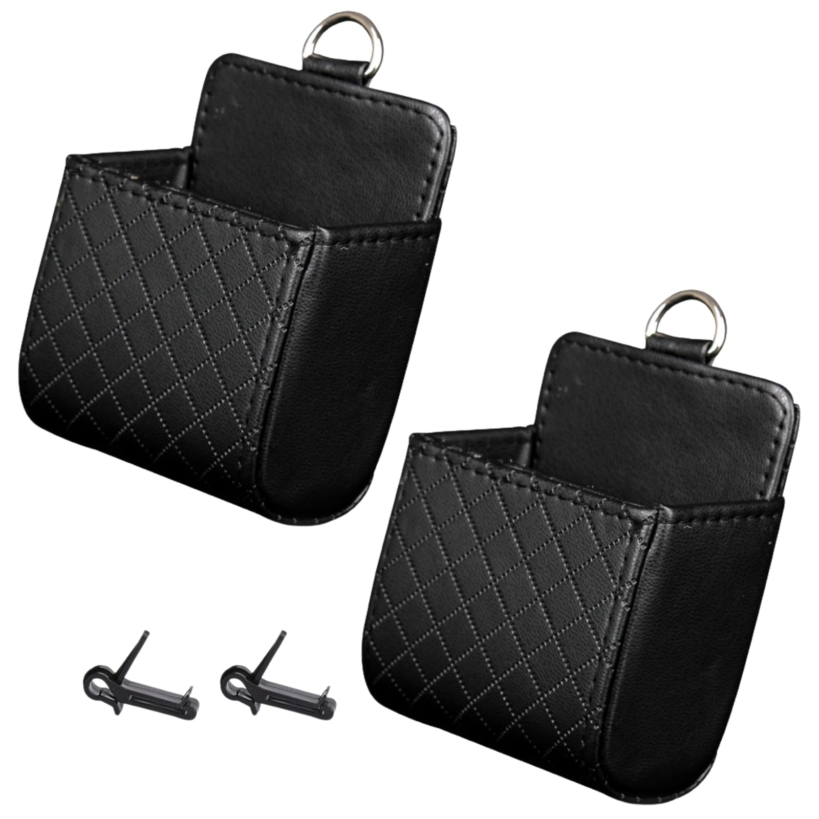 

Avidora Хранение в автомобиле, Мелкие предметы, Автоаксессуары, Удобные товары, Хранение багажа, Хранение в автомобиле, Черный, Набор из 2 штук чёрный