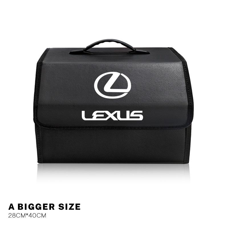 AARD1 Car Trunk Organizer Leather Storage Box Toolbox For Lexus F-SPORT ES RX NX LS UX LM LX GX LC RZ IS CT GS RC HS SC TX LBX IS300