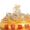 Chinese with Lid Resin Crafts Sculpture for Home Decoration Men Gift