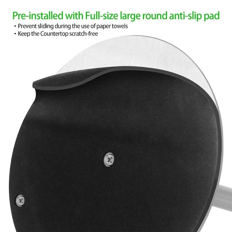 Modern Stainless Steel Paper Towel Holder for Kitchen and Bathroom Easyly To Install and Clean Hygienic Surfaces