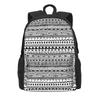 Abstrakter ethnischer aztekischer Rucksack Schwarz und Weiß Camping-Rucksäcke Damen Herren Kawaii Schultaschen Hohe Qualität Weicher Rucksack