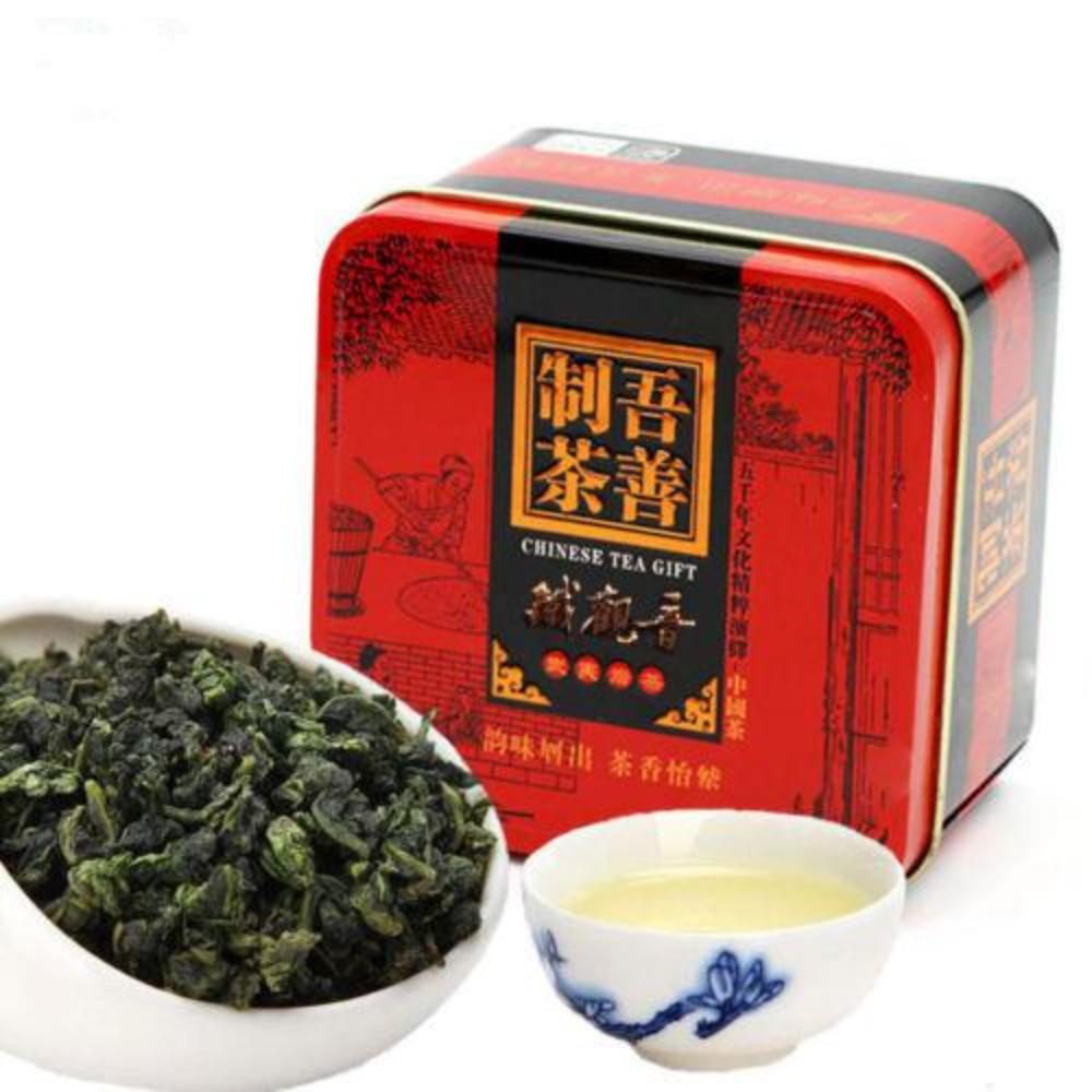 Anxi Tie Guan Yin Oolong Tea Gift Set Natural Herbal Detox 10 Iron Cans Pack 01