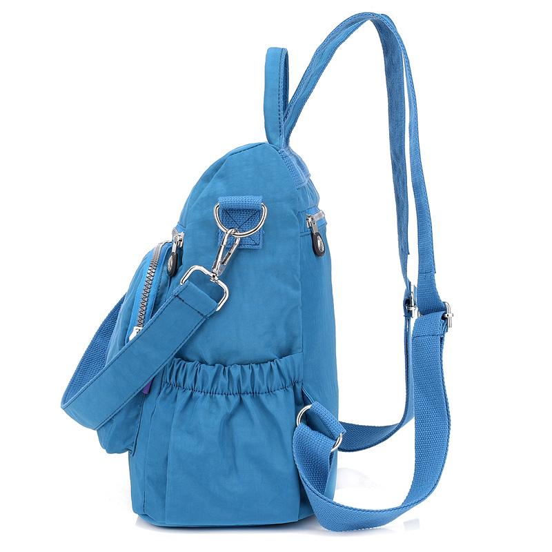 Women's Handbag and Backpack Nylon Backpack Travel Backpack Women Female Handbags Outdoor Bags Portable Washed One Shoulder Anti-theft 8661#