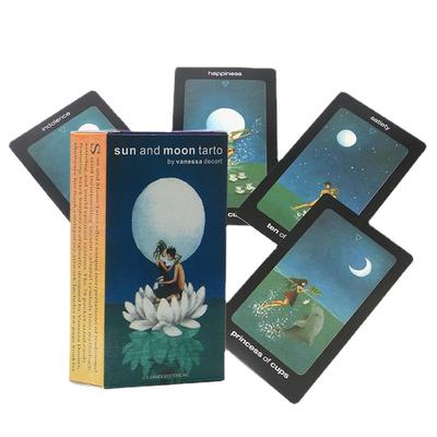 10.3*6cm Sun and Moon Tarot Deck Thoth Tarot System 78 Pcs Cards