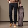 Autumn And Winter High-End Cotton Straight Jeans Velvet Loose Casual Versatile Men'S Trousers New Elastic Batch