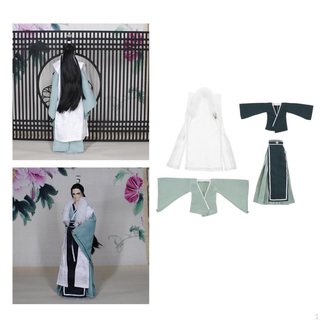 Clothes 30cm Dress Costumes Outfits with Hair Accessories for 30cm/12inch Casual Wear Dolls