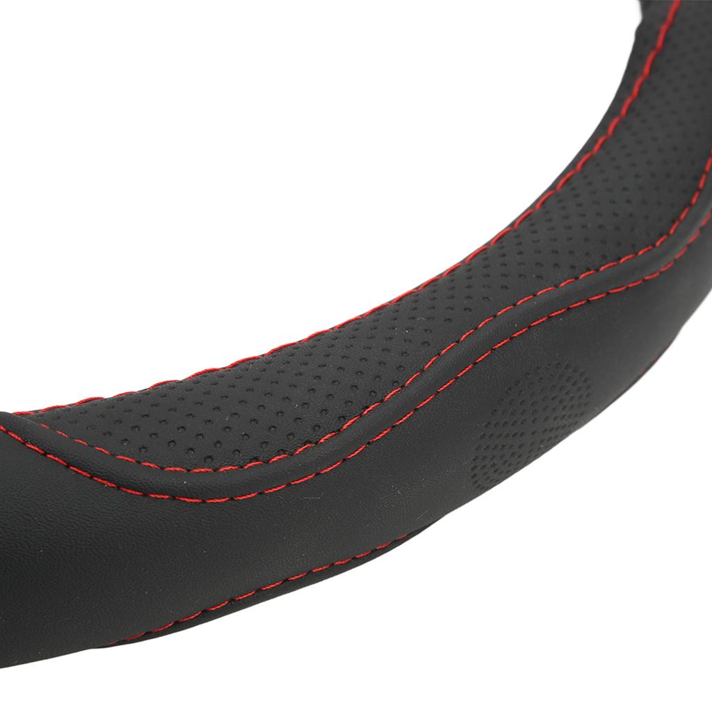 Car Steering Wheel Cover 15in   Fit Artificial Leather Protector for Modification