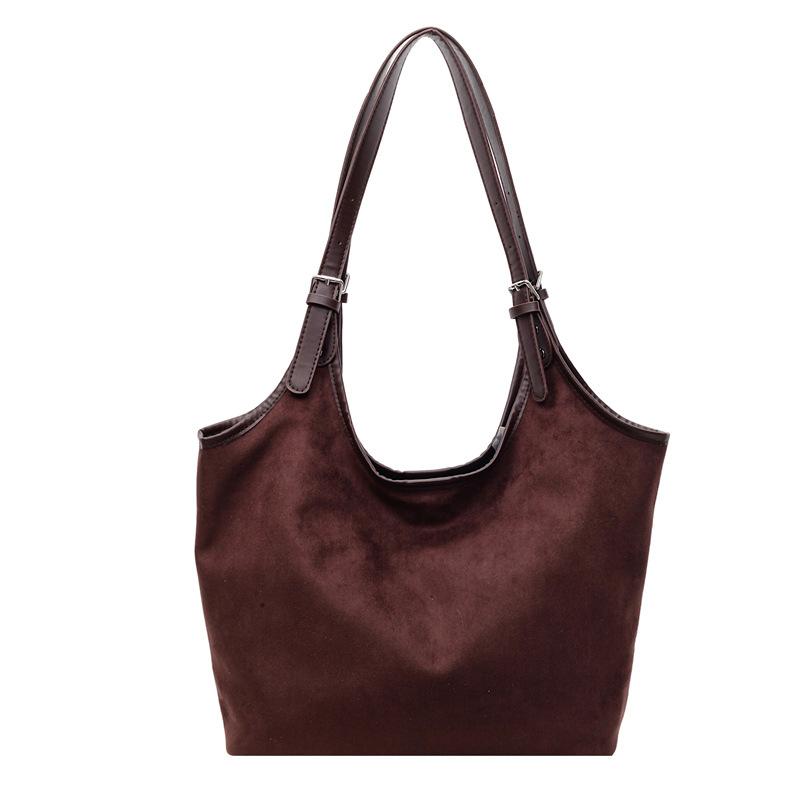 Retro autumn bag women's new retro shoulder bag large capacity tote bag fashion commuter bag