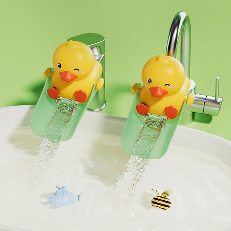 Sink Faucet Extender Kids Sink Extension Yellow Duck Shape Adjustable Faucet Handle Extender Kids Sink Extender Sink Extender