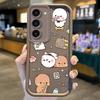 BUBU DUDU Couple Case For Samsung Galaxy Case S24 S23 S22 S21 Ultra Plus Fe A55 A54 A53 A52 A35 A25 A15 A14 5G Phone Y2k Cover